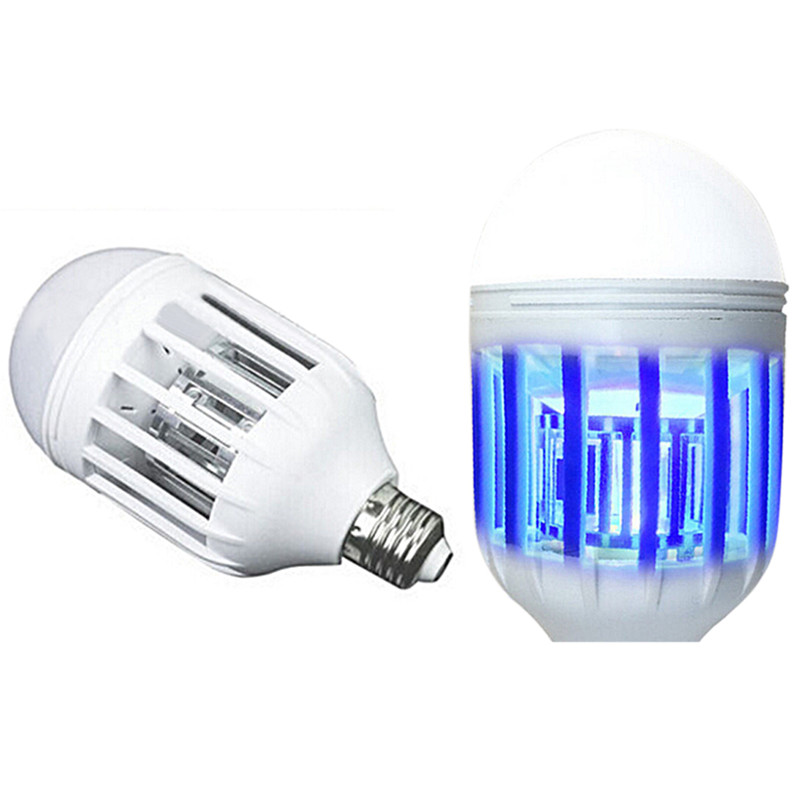 Λάμπα LED και Ηλεκτρονική Εντομοπαγίδα 2 σε 1 Mosquito Killer 12W E27